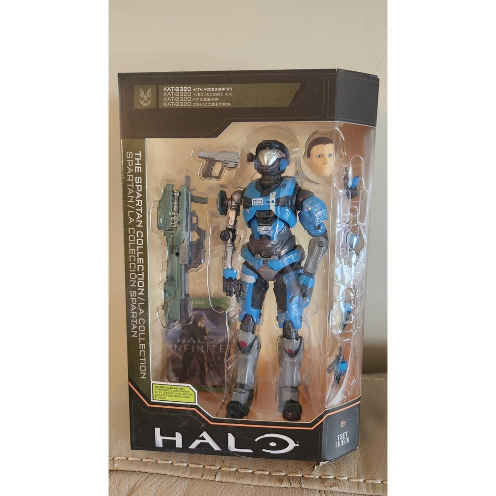 Halo Infinite The Spartan Collection 7" KAT-B320 Blue Action Figure New